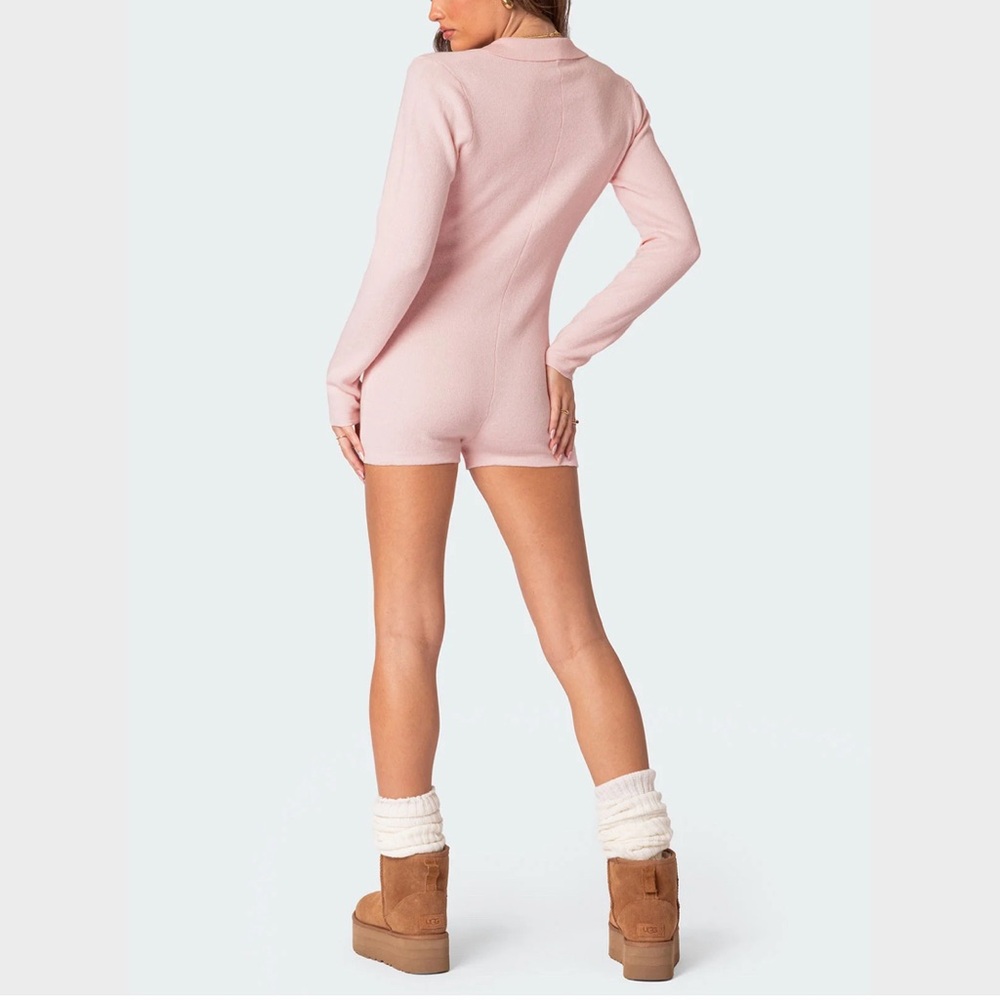 Edikted Button Down Front Romper - image 4